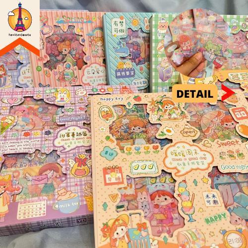 TERMURAH Stiker Box Merk Senmu 1 Box Isi 32 Lembar Sticker Waterproof Anti Air READY STOCK