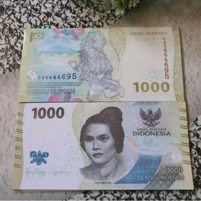 TERMURAH 100 LEMBAR UWANG MAINAN BUAT KERAJINAN CRAFT PROMO