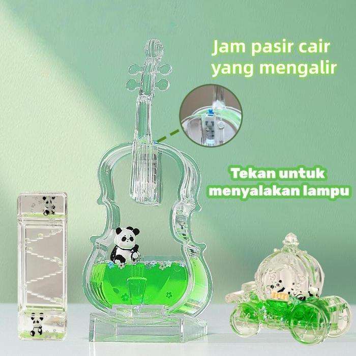 TERMURAH TEMPAT PENA KREATIF / DEKORASI RUANG TAMU BERBENTUK JAM PASIR / JAM PASIR MINYAK LUCU UNTUK
