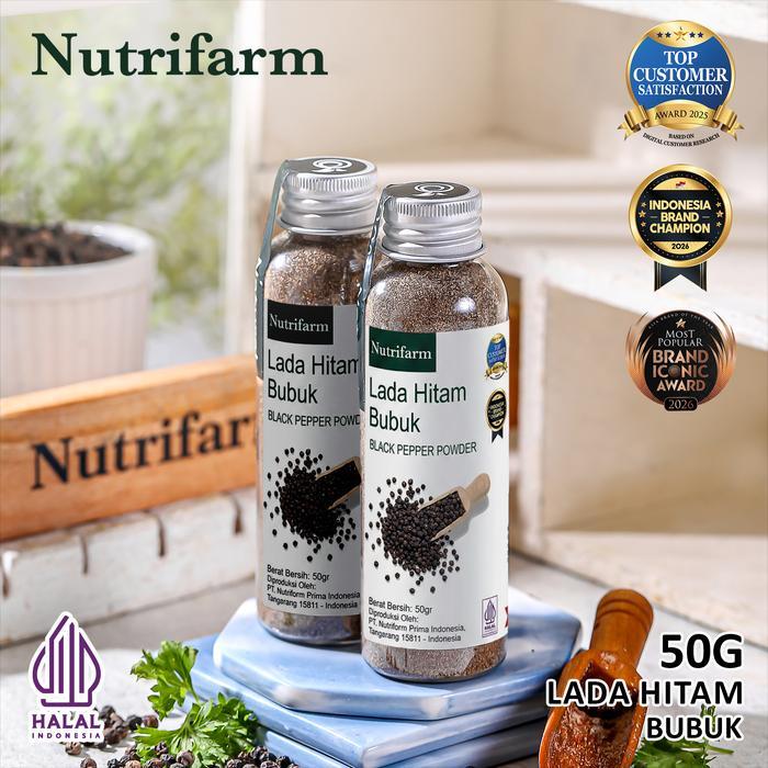 LADA HITAM BUBUK BIJI KASAR BUBUK KASAR ORGANIK 50G BUBUK HALUS