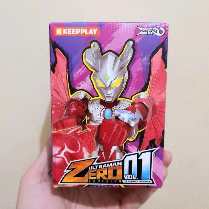 HOT SALE KEEPPLAY KEEPPLEY ULTRAMAN TAIGA ULTRAMAN ZERO INFINITY VOL 01 1 BLIND BOX QMAN NOT