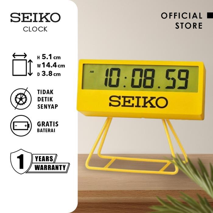 Meja Digital QHL083Y Jam Meja Digital dengan Layar Warna, Alarm, Snooze, Stopwatch, dan Timer Hitung