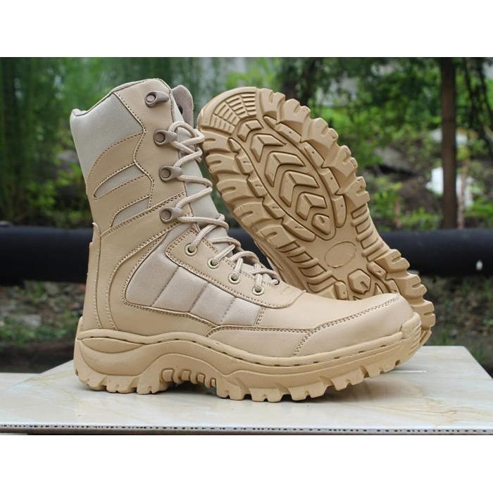 sepatu pdl cream satpol pp sepatu pdl predator tni polri ujung besi