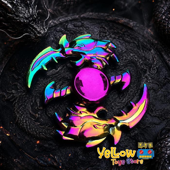 Fidget Spinner Metal Rainbow Naga Dragon Spinner