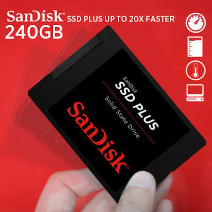 TERLARIS Sandisk SSD Plus 240GB - SDSSDA-240G Murah