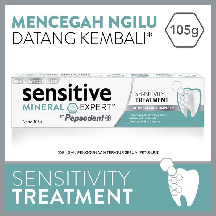 Pepsodent Sensitive Mineral Expert Sensitivity Treatment 105G