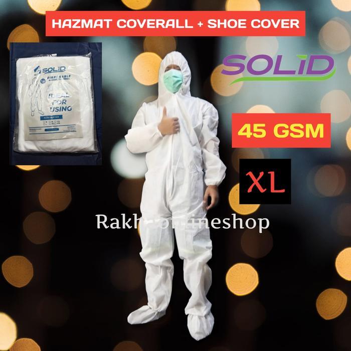 "New" APD Hazmat Coverall + Shoe cover Set