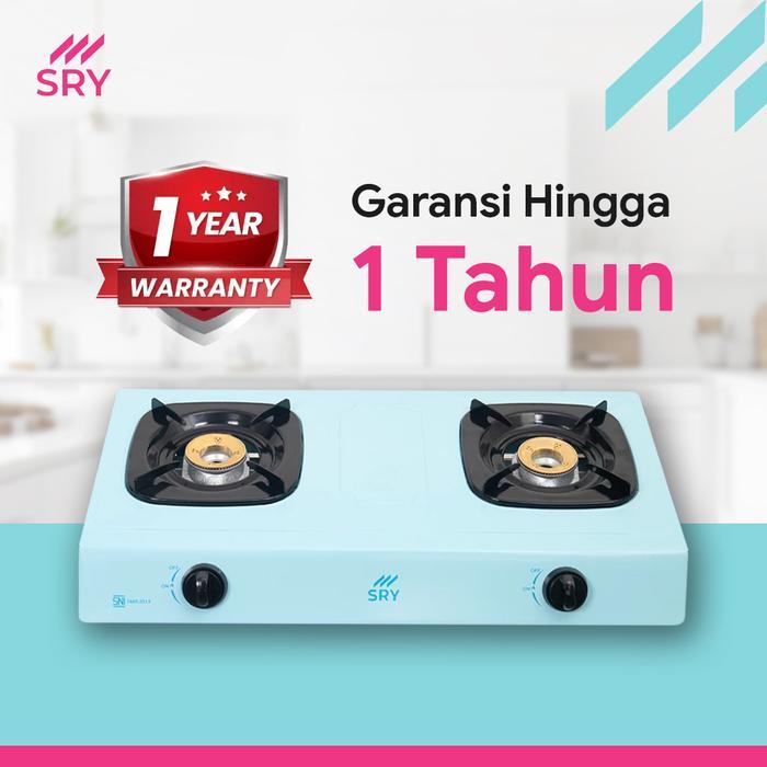 Kompor Gas Sry 2 Tungku Pastel Kompor Teflon Kompor 2 Tungku Kompor Dapur Modern Kompor Pastel