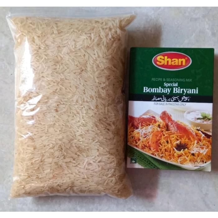 Beras 1kg Shan Paket Beras 1kg + Shan Briyani