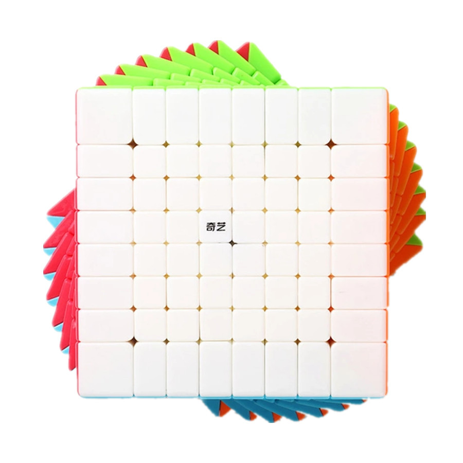 QiYi 8x8 Magic Cube Stickerless Professional 8x8x8 Speed Cube Puzzle Cubo Magico Toys Birthday