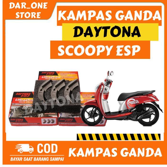 Kampas Ganda Daytona Honda Scoopy Esp 2014-2016 Original 4633