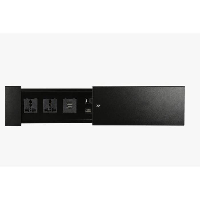 Nero Table Top Power Socket Table Outlet & Usb Charger Ttps1