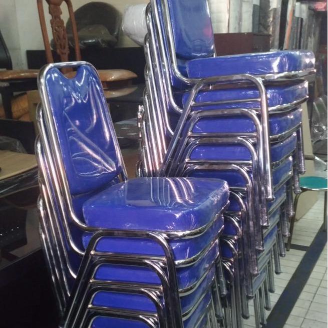 Kursi Susun Kantor Pesta Besi Stainless Murah Kuat Bandung