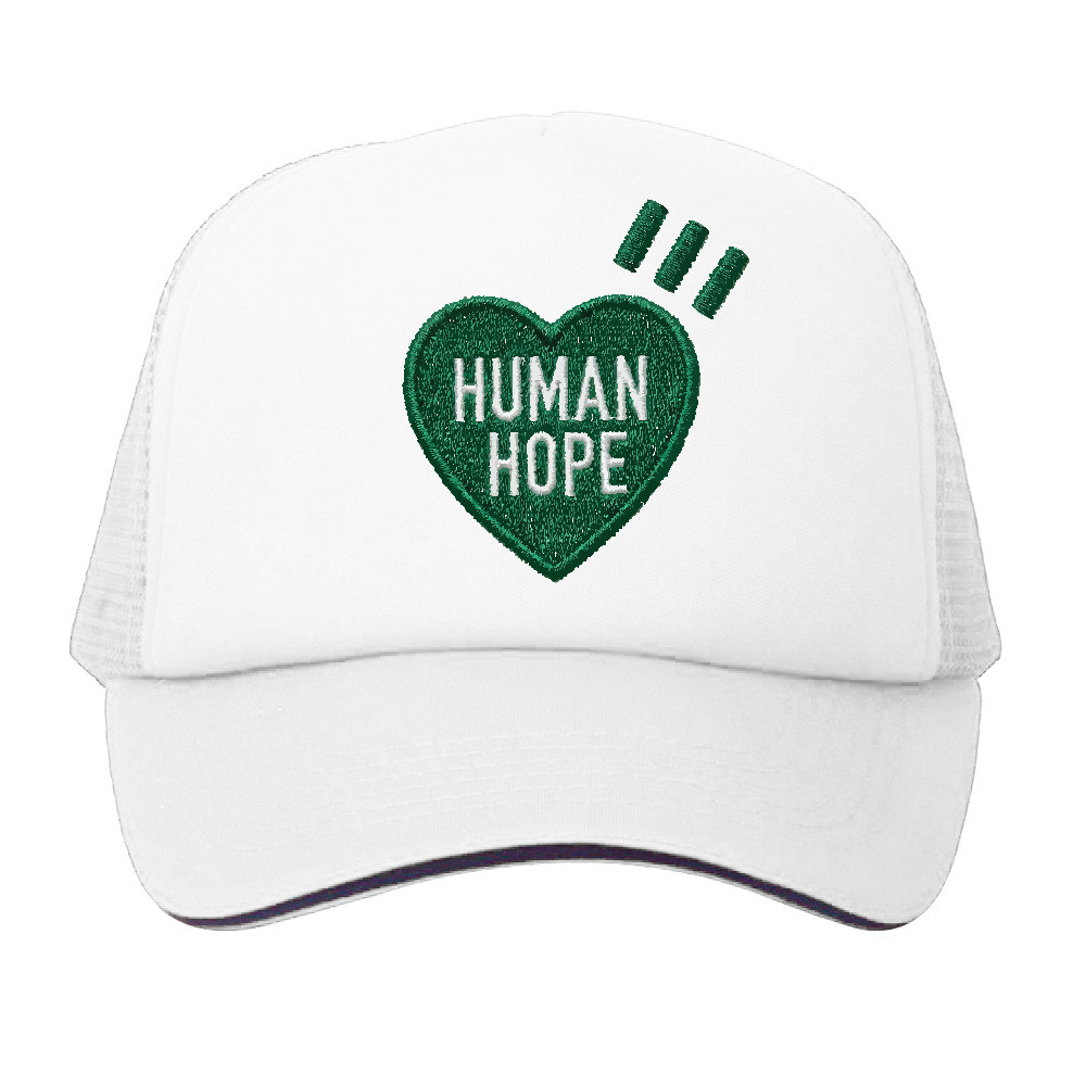 Topi Trucker Human Hope x J Hope BTS Japanese streetwear Human Made Logo