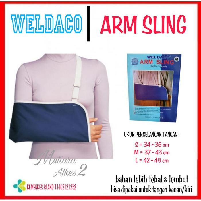Arm Sling WELDACO / Penyangga Tangan (lengan) - Kualitas Premium