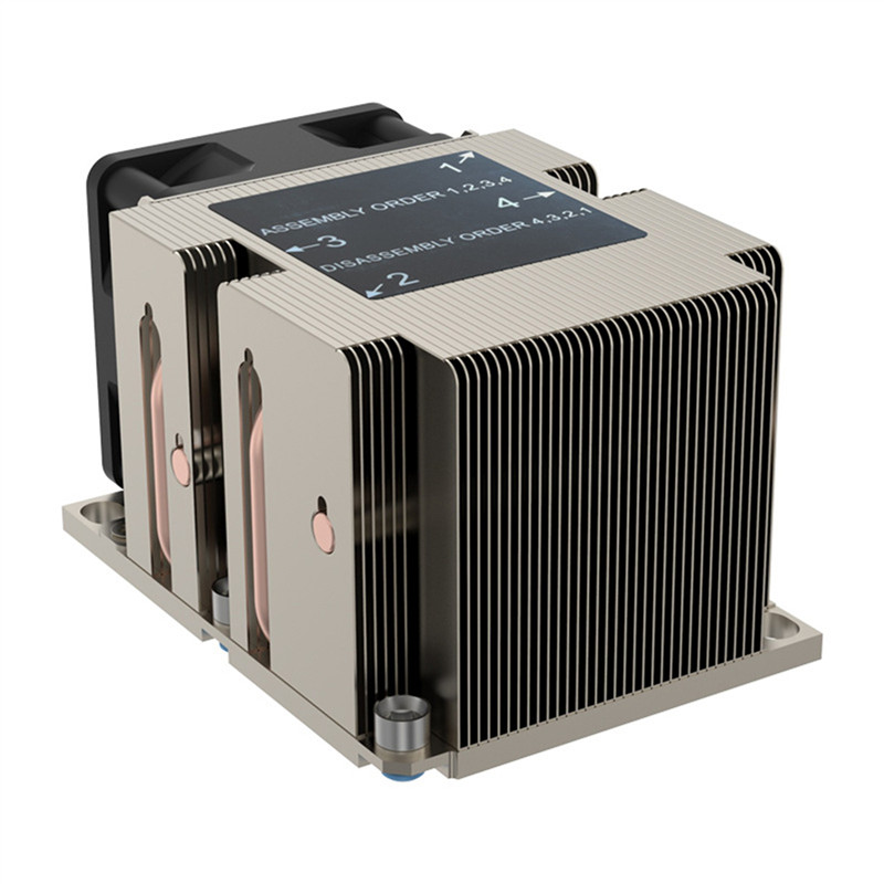 A92Z 2X LGA3647-2U-R83 Cooler 240W For Lga 3647 Narrow Type Radiator 2U Heat Sink 4 Heat Pipe Side