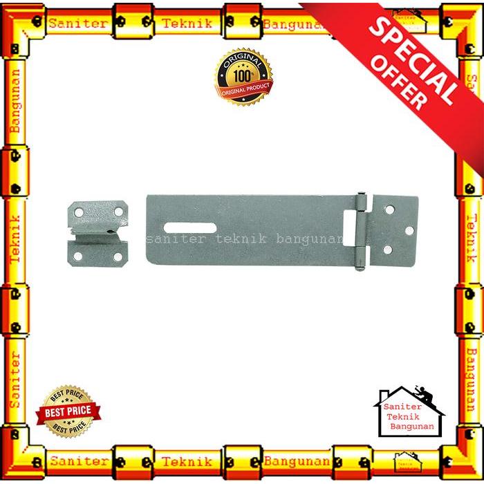 NEW OVERVAL PLAT FAWI-ENGSEL GEMBOK-KUNCI GEMBOK-GRENDEL 3" & 4" INCH