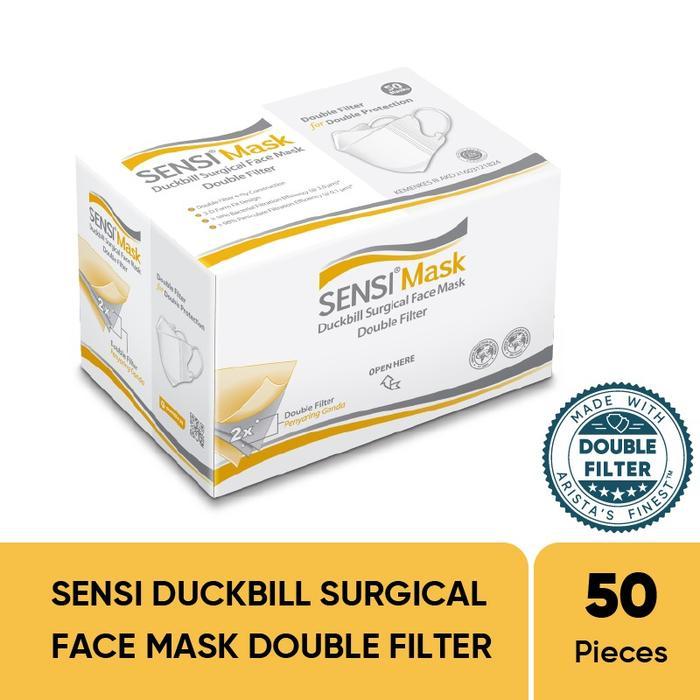 SENSI DUCKBILL FACE MASK 50 PCS