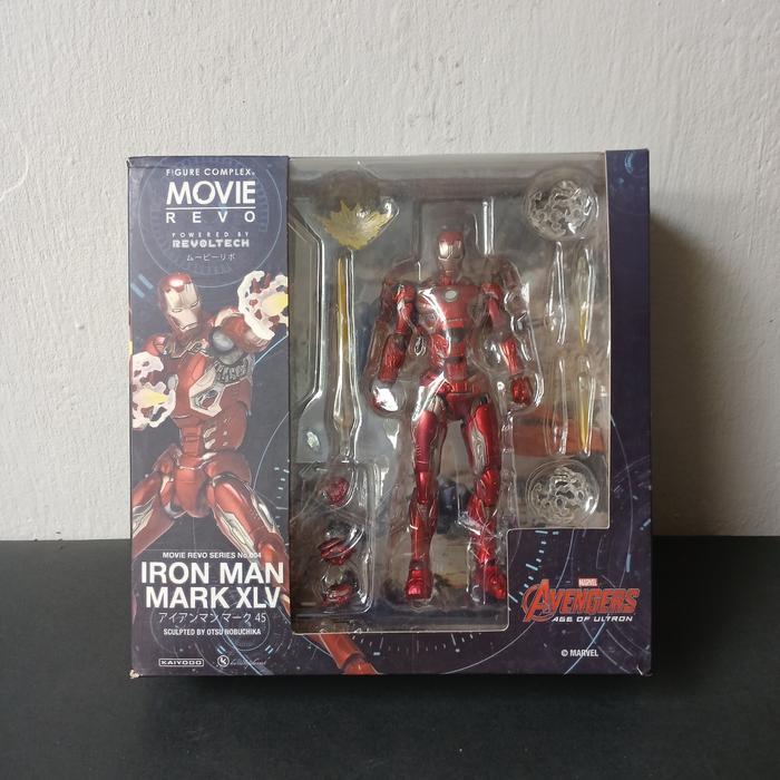 TERBARU Revoltech Ironman Mark 45/MK 45 Avengers Age Of Ultron Bootleg/KW *not SHF, Marvel Legends,