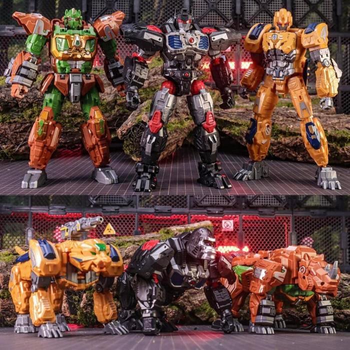 Li Jiang Transformer Commanders of Beast Warrior Gorilla Rhino Figure