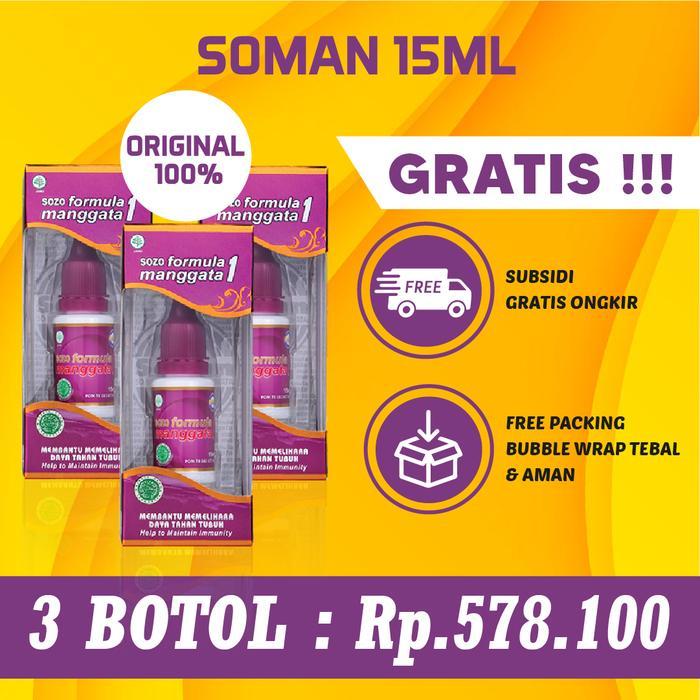 Terlaris Obat Diabetes Herbal Soman 1 ( Sozo Formula Manggata 1 ) Original 100%