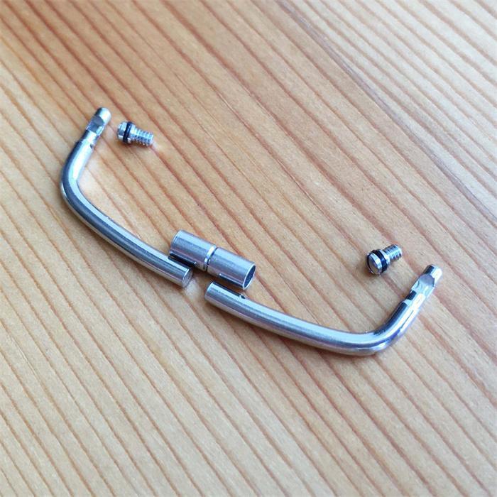 AKSESORIS JAM TANGAN STEEL WATCH EAR SCREWTUBE FOR PAM PANERAI RADIOMIR S.L.C. 47MM AUTOMATIC WATCH