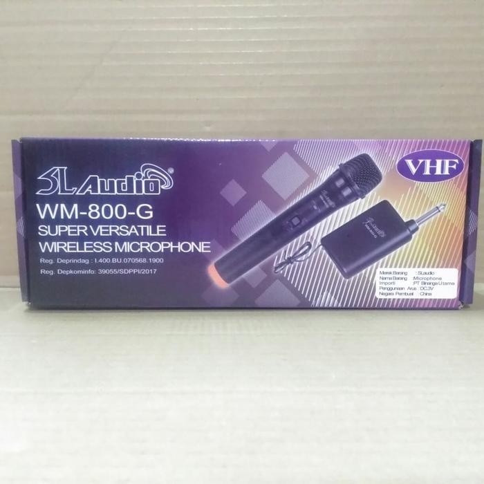 MIC WIRELESS SLAUDIO WM 800 G MICROPHONE SINGLE HANDLE
