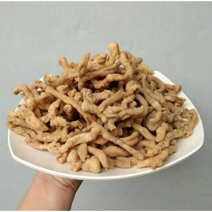 

READY [ 1KG ] KERIPIK USUS CRISPY ORIGINAL DAUN JERUK 1000 GRAM