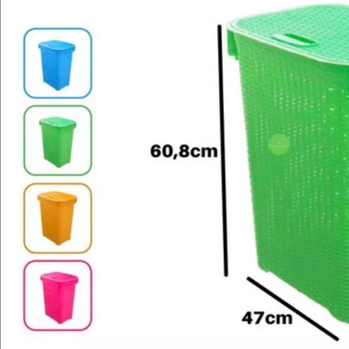 SHINPO 628 KERANJANG PAKAIAN JUMBO BAJU LAUNDRY BASKET TINGG GOJEK/GRAB ONLY