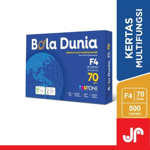 

NEW PRODUK BOLA DUNIA KERTAS HVS A4 F4 70GSM / KERTAS FOTOKOPI KERTAS PRINT WARNA PUTIH 500LEMBAR /
