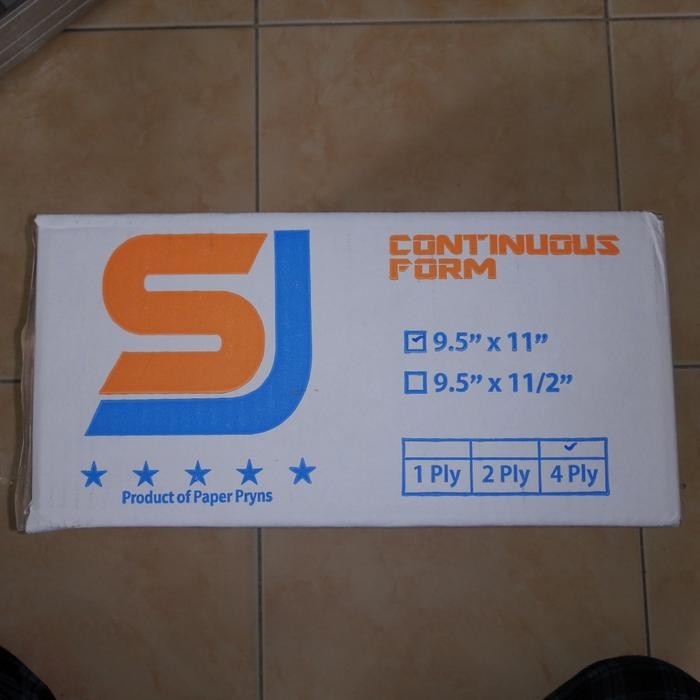 

NEW PRODUK CONTINUS FORM KERTAS KOMPUTER 4PLY SJ WARUNG ARA67