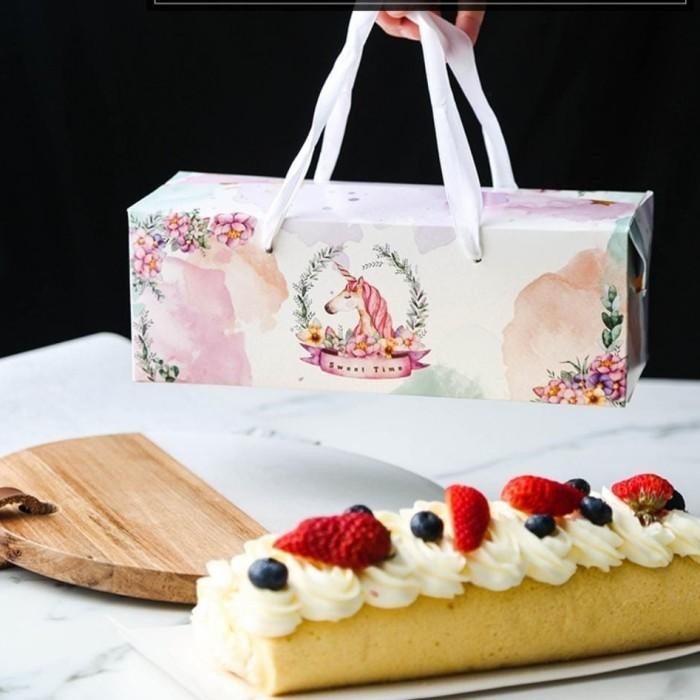 Cake box kotak kue lapis kotak bolu gulung