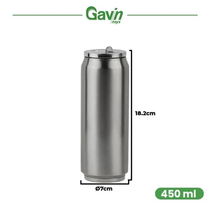 Beer Can - Botol Minum Tumbler Stainless 500ml Insulated Bottle 500 ml