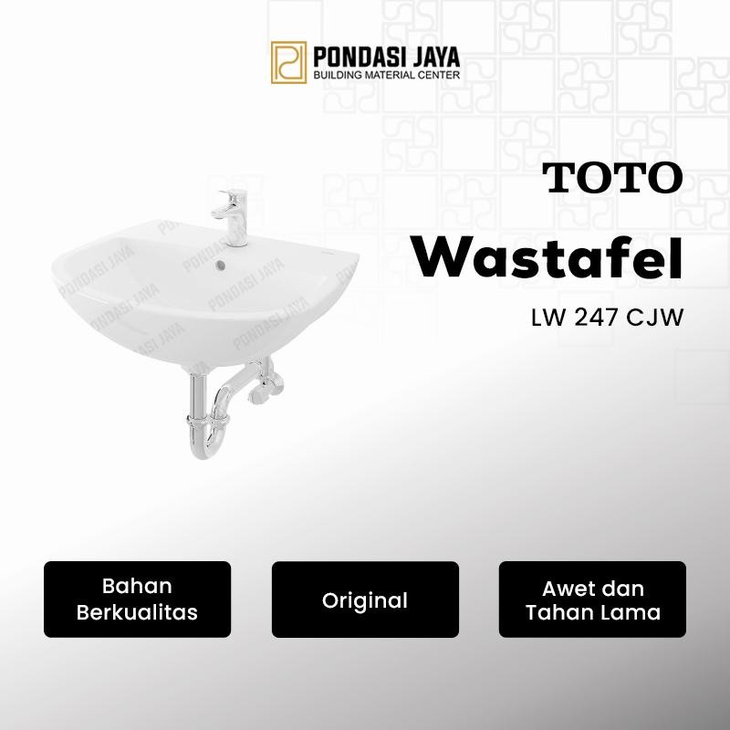 TOTO Wastafel LW 247 CJW Wastafel Keramik Mewah