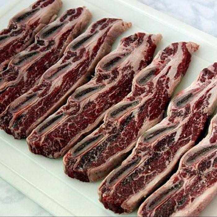 Pilihan- Wagyu Beef Kalbi Mb 5+ / Wagyu Iga Rantai @500Gr - Premium Kalbi