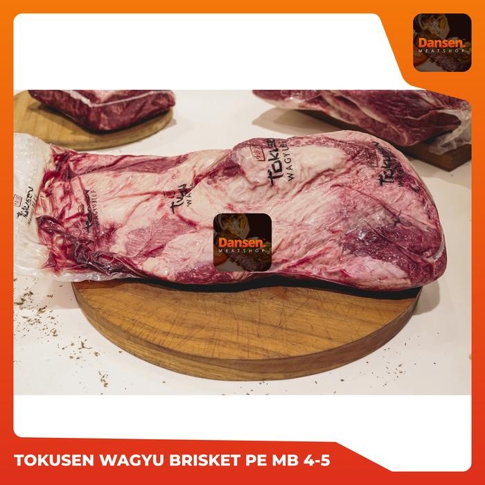 Pilihan- Tokusen Wagyu Brisket Point End Pe Loaf Low Fat Mb 4-5