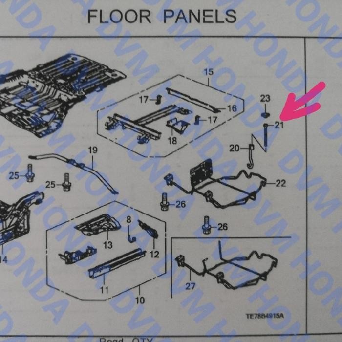 Jual Baut Gantungan Rangka Ban Serep Original Mobilio