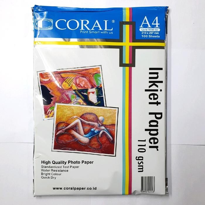 

Pilihan- Kertas Inkjet Paper A4 110 Gsm