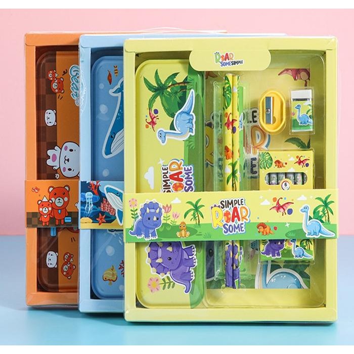 

STUDY SET - CD8015 + Pencil case 7 in 1 Stationery