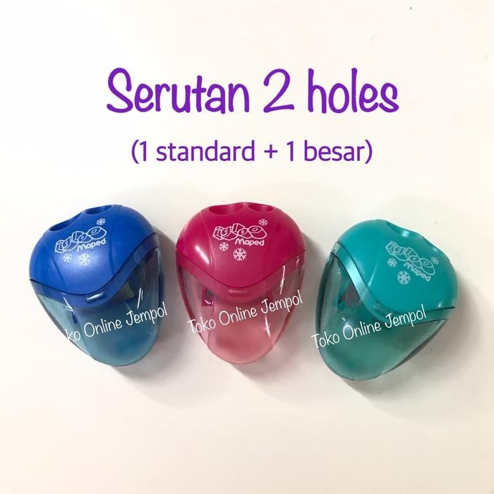 

ATK0013 Serutan 2in1 Maped Igloo Sharpener 2 holes PS634756 kerikan at