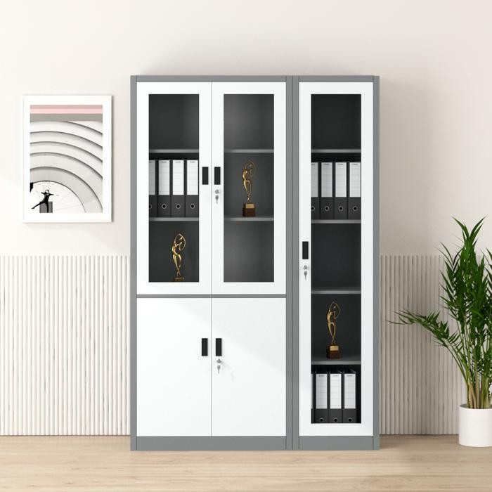 

Lemari Arsip Besi Kantor 3 Pintu Tinggi Filling Cabinet Metal