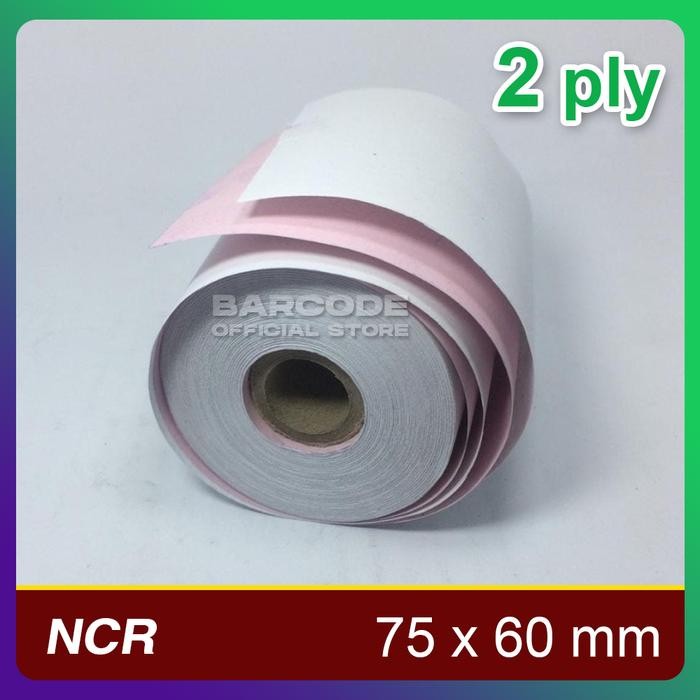 

Kertas Struk Kasir 60 x 75 mm - 2ply - Rangkap 2