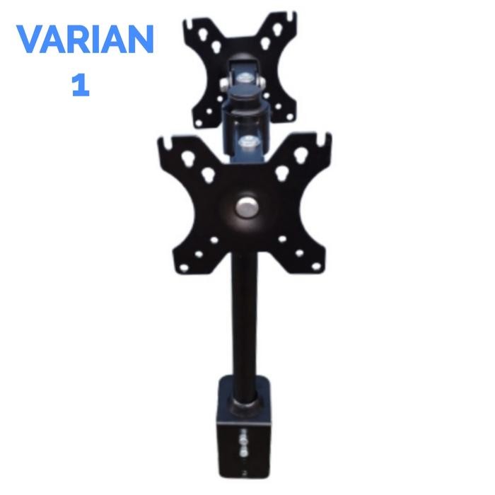 

BRACKET KASIR / BRACKET MONITOR KASIR 14-27 INCH ADJUSTABLE ROTATE 360