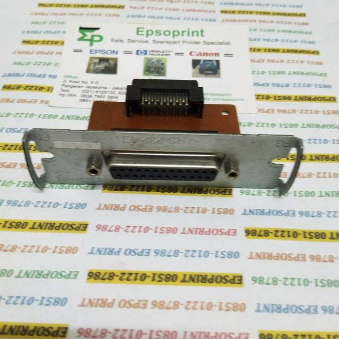 

INTERFACE PORT SERIAL PRINTER KASIR TM220 INTERFACE SERIAL PORT RS232