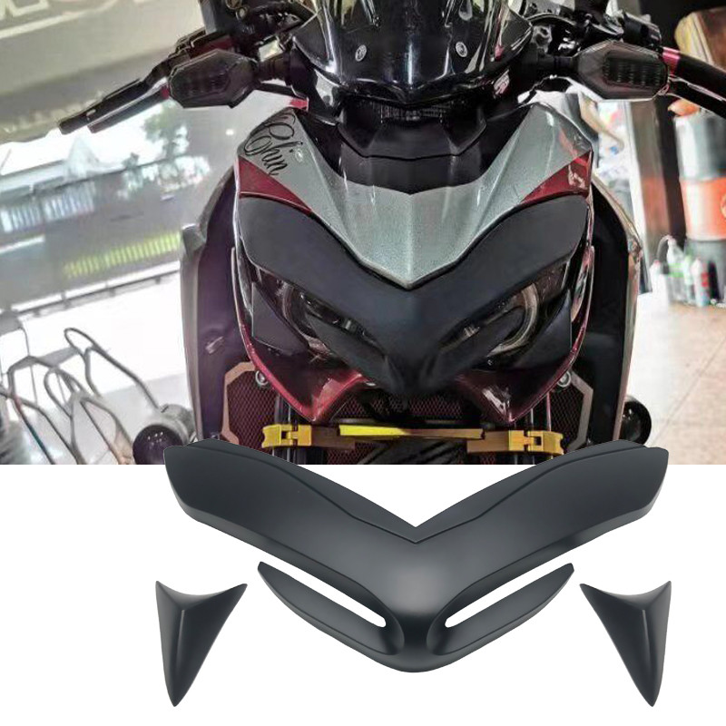 Motorcycle Carbon Front Winglet For kawasaki z900 Z900 2017-2020