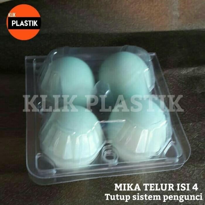 (Allthebest) MIKA TELUR ISI 4 / EGG TRAY / TEMPAT TELUR ASIN