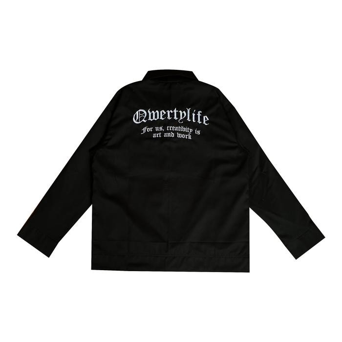 Pilihan- Qwertylife Work Jacket Jems Black