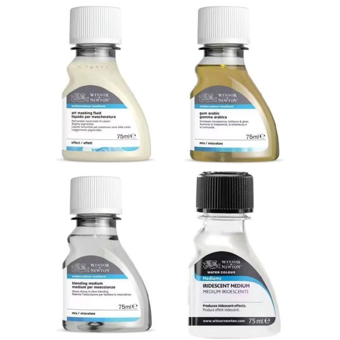 

NEW PRODUK ART MASKING FLUID / GUM ARABIC / BLENDING MEDIUM / IRIDESCENT MEDIUM 75ML WINSOR & NEWTON