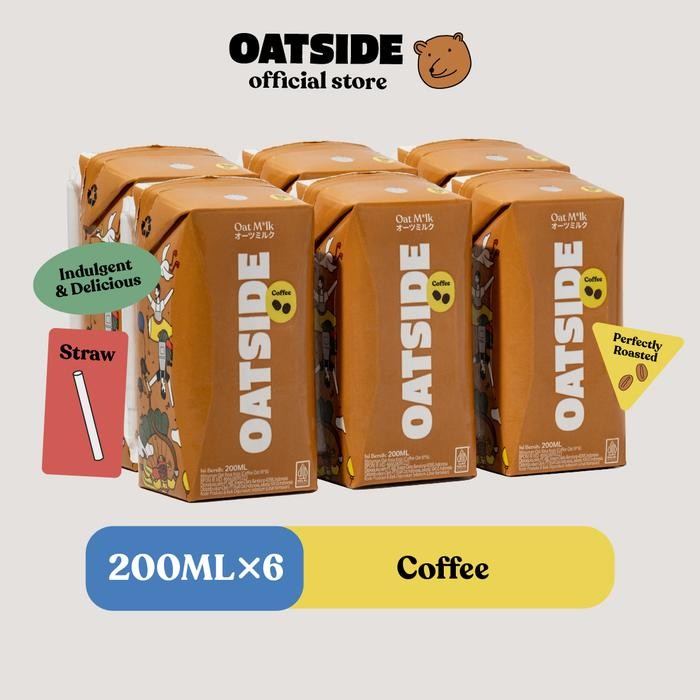 

Pilihan- Oatside Mini Straw Oat Milk Coffee 200Ml (6Pcs) (Kemasan Dengan Sedotan) Susu Oat Rasa
