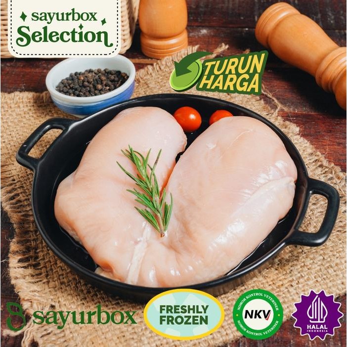 

Pilihan- Boneless Dada Ayam 500 Gram Sayurbox